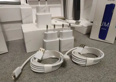 I QOS originál nabíječky + kabely (ILUMA / starší modely)