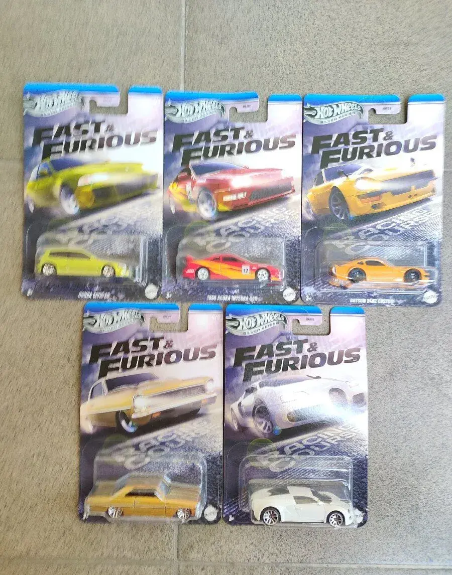 Hot Wheels Fast and Furious sada i kusy