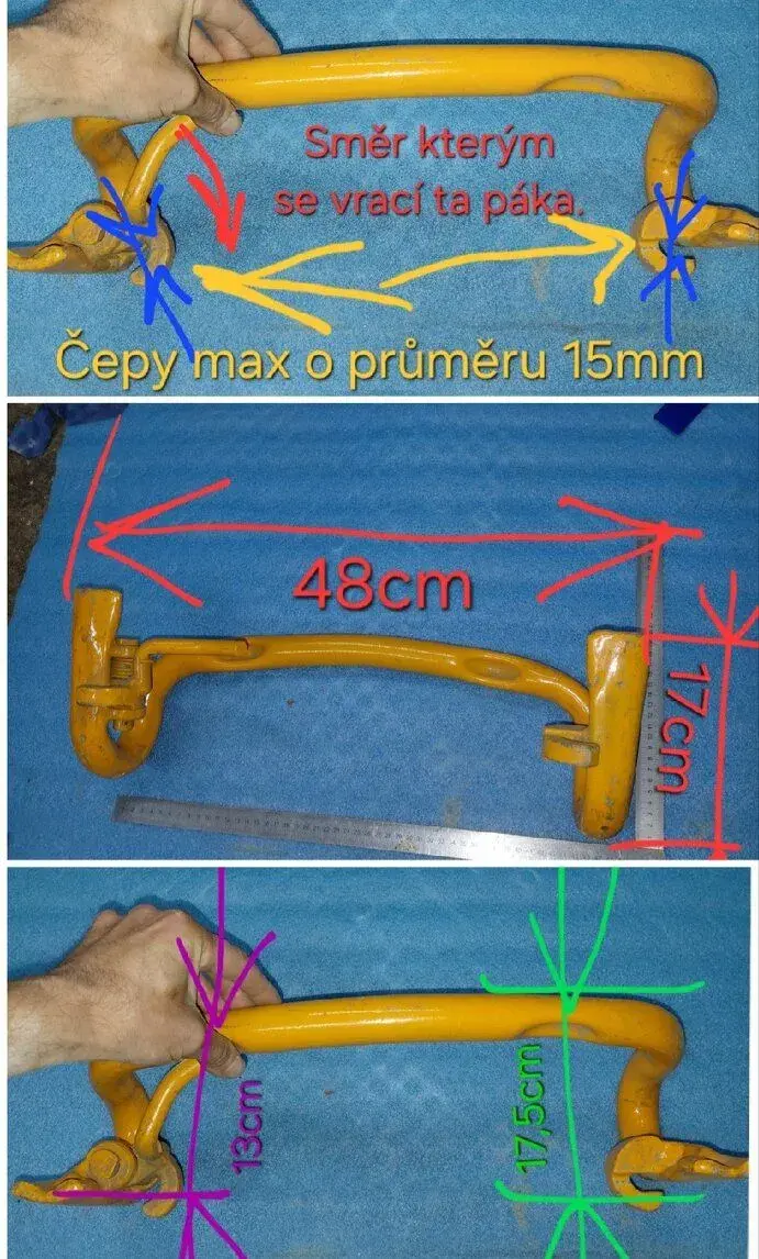 Zaražka pod kolo pro přepravníky Originál.