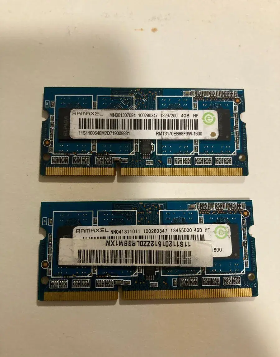 RAM DDR3 8GB pro notebook Ramaxel 4GBx2