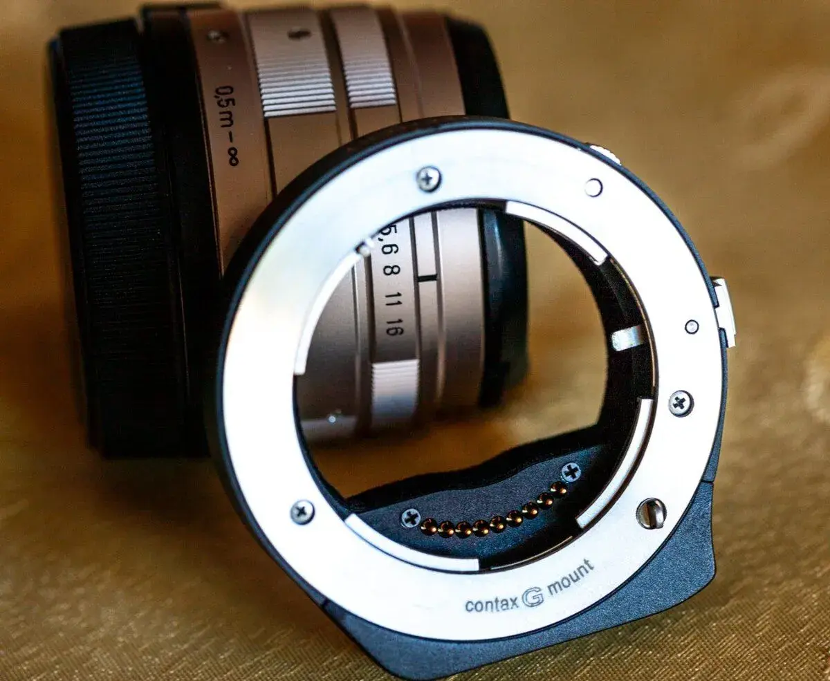 Techart TA-GA3 adapter - Contax G to Sony Alpha E FE