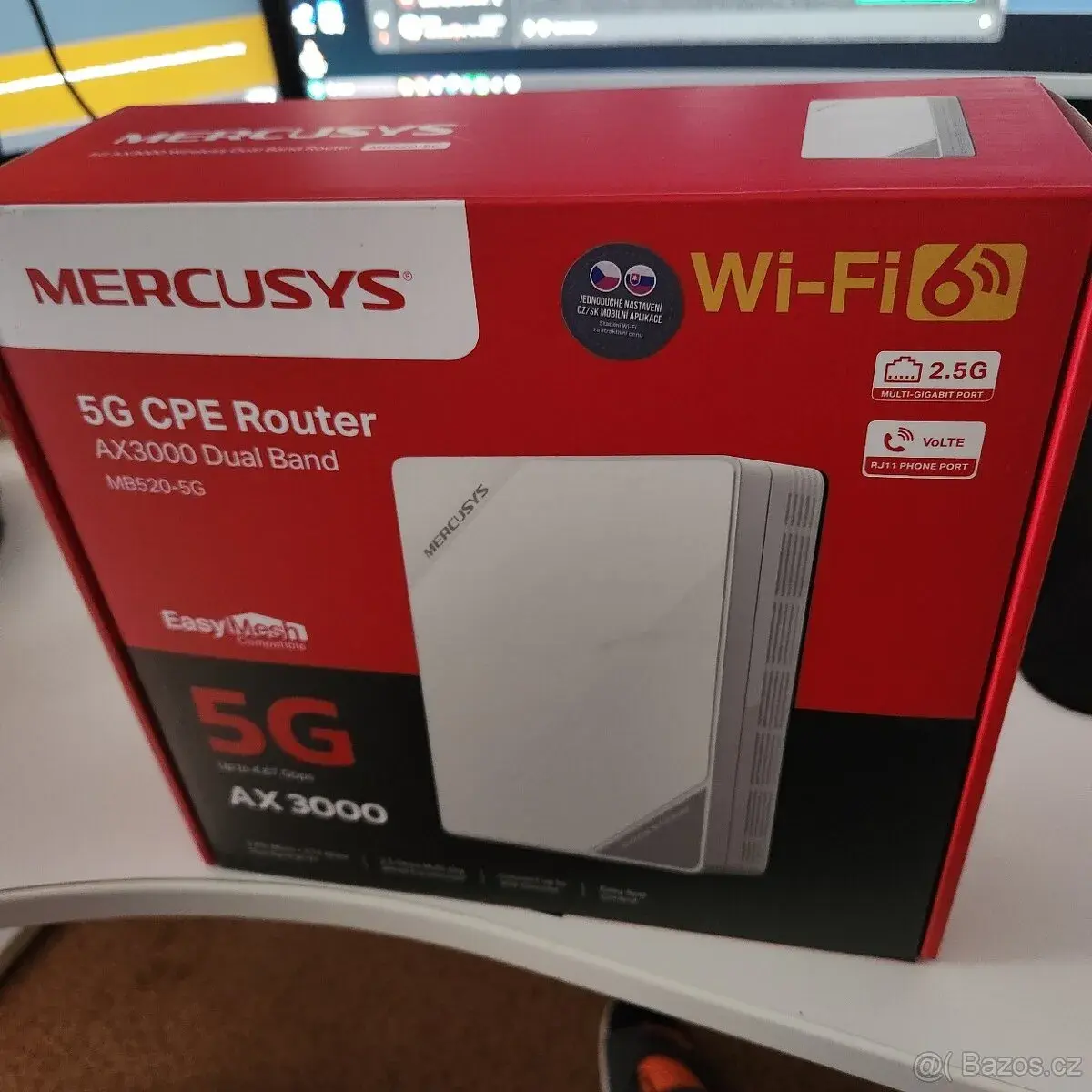 5G Wi-Fi 6 router Mercusys MB520-5G