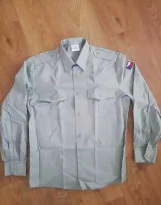 Košile 2012 zelená dlouhý rukáv acr