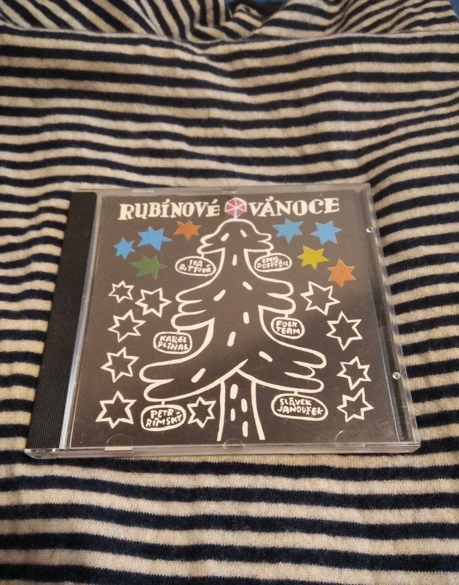 CD Rubínové Vánoce Iva Bittová Folk team Plíhal