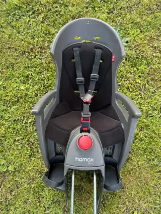 Dětská cyklosedačka Hamax Siesta šedá/černá