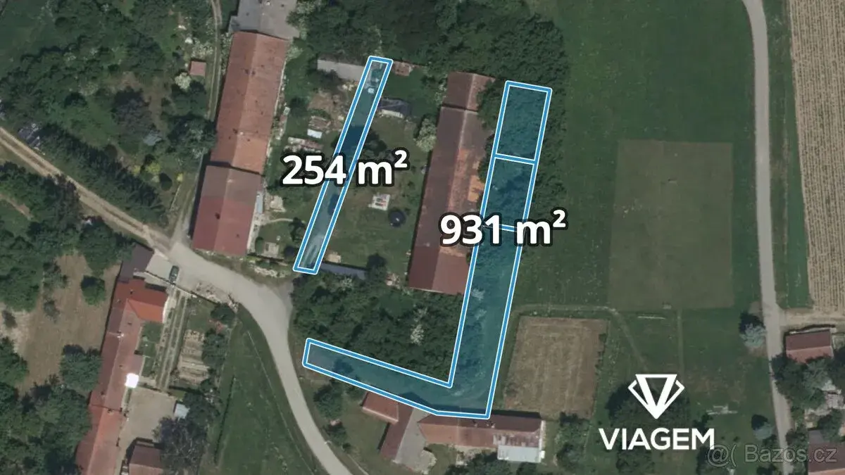 Zahrada 1 185 m², Podíl 27 % o výměře 312 m²