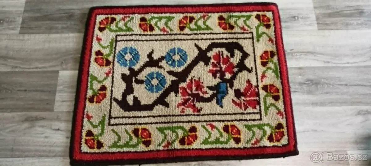 Retro kobereček, cca 80x100cm