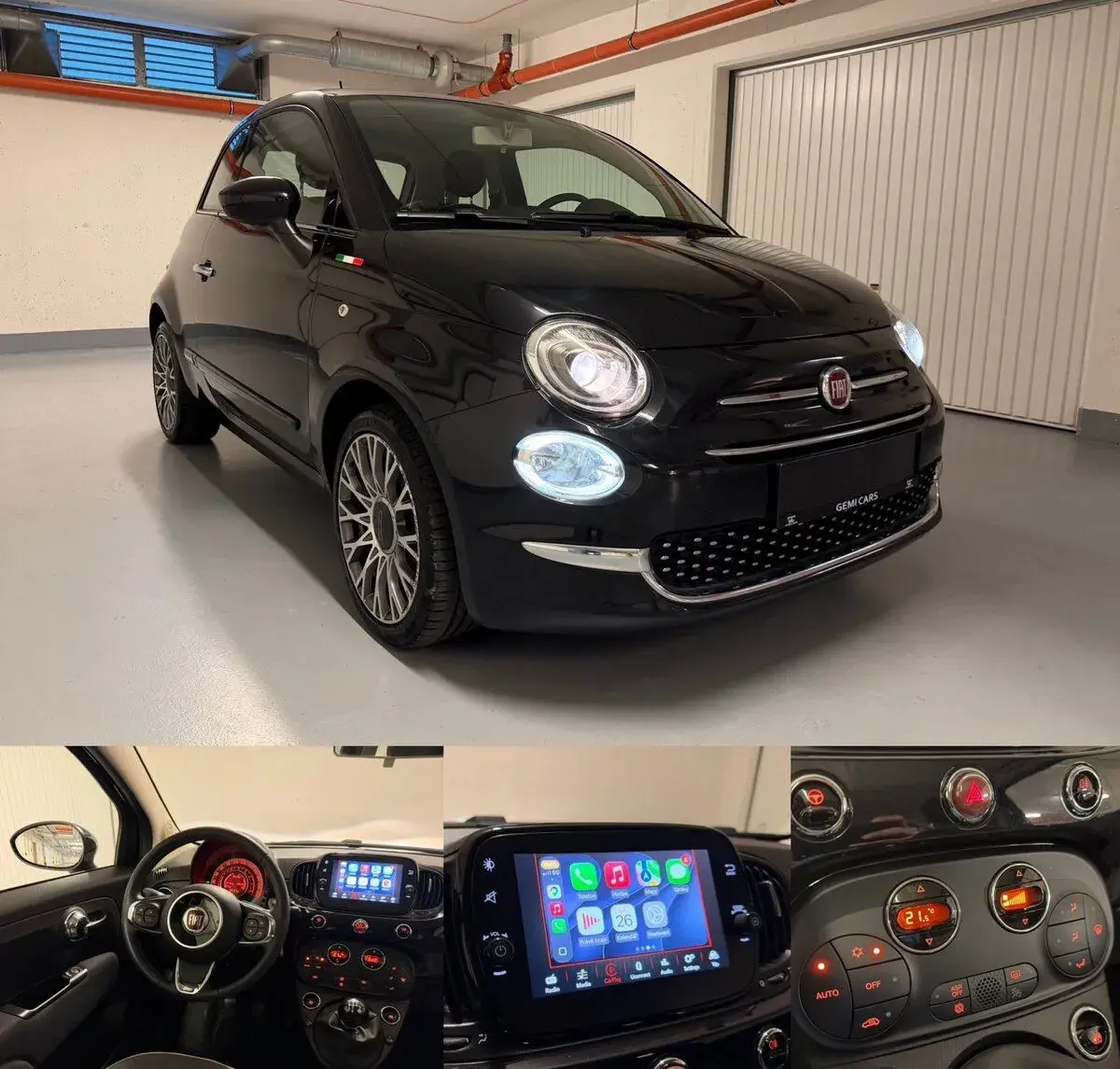 500 1.2 51kW LOUNGE CARPLAY PANO DIGI KLIMA VÝHŘEV SEDAČEK