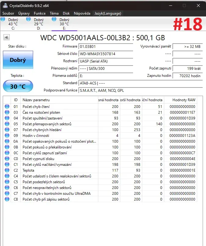 HDD 500GB SATA 3.5" - více modelů