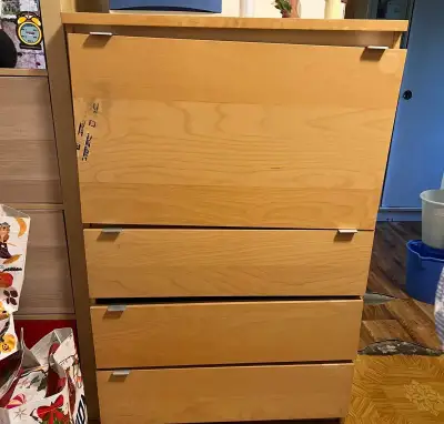 Ikea Jonas komoda s šuplíky a výklopným stolkem