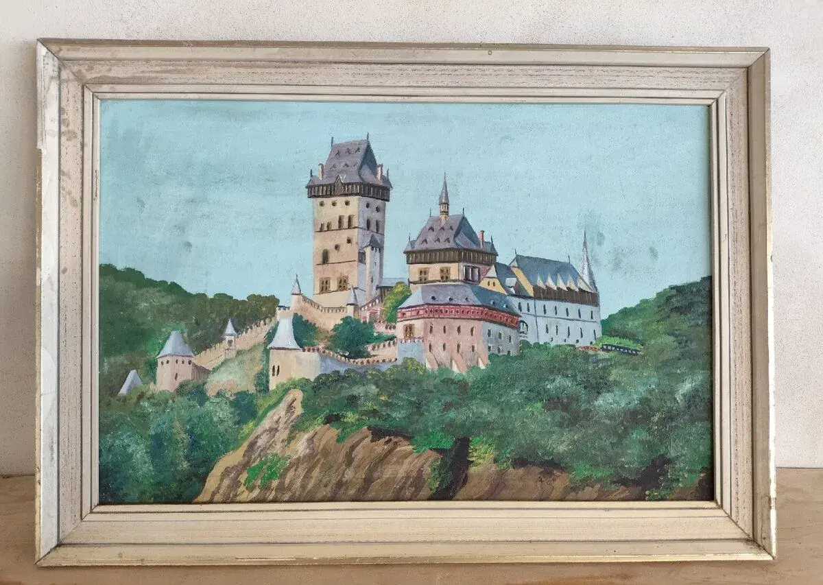 Obraz Karlštejn - olejomalba