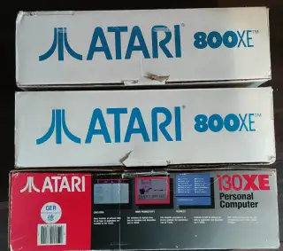 Atari 800XE v originál krabici