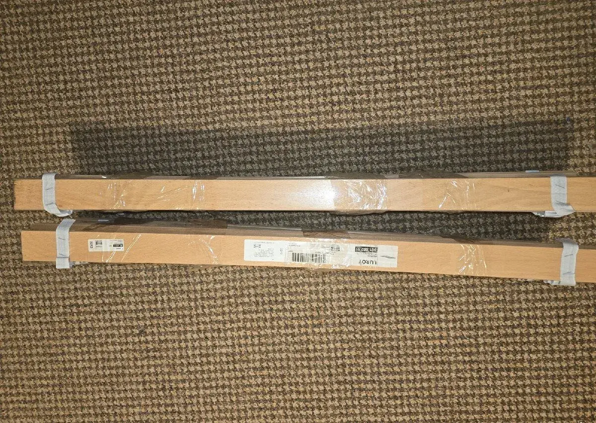 Dva postelové rošty Ikea LUROY 90x200