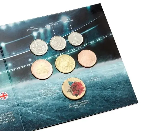 Sada oběžných mincí 2024 MS v hokeji v ČR