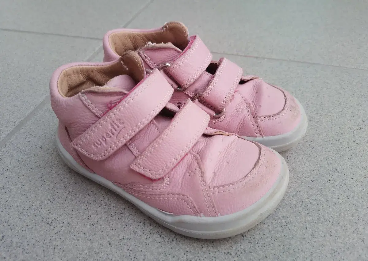Barefoot kotníkové boty Superfit Superfree Nappa Rosa vel. 2