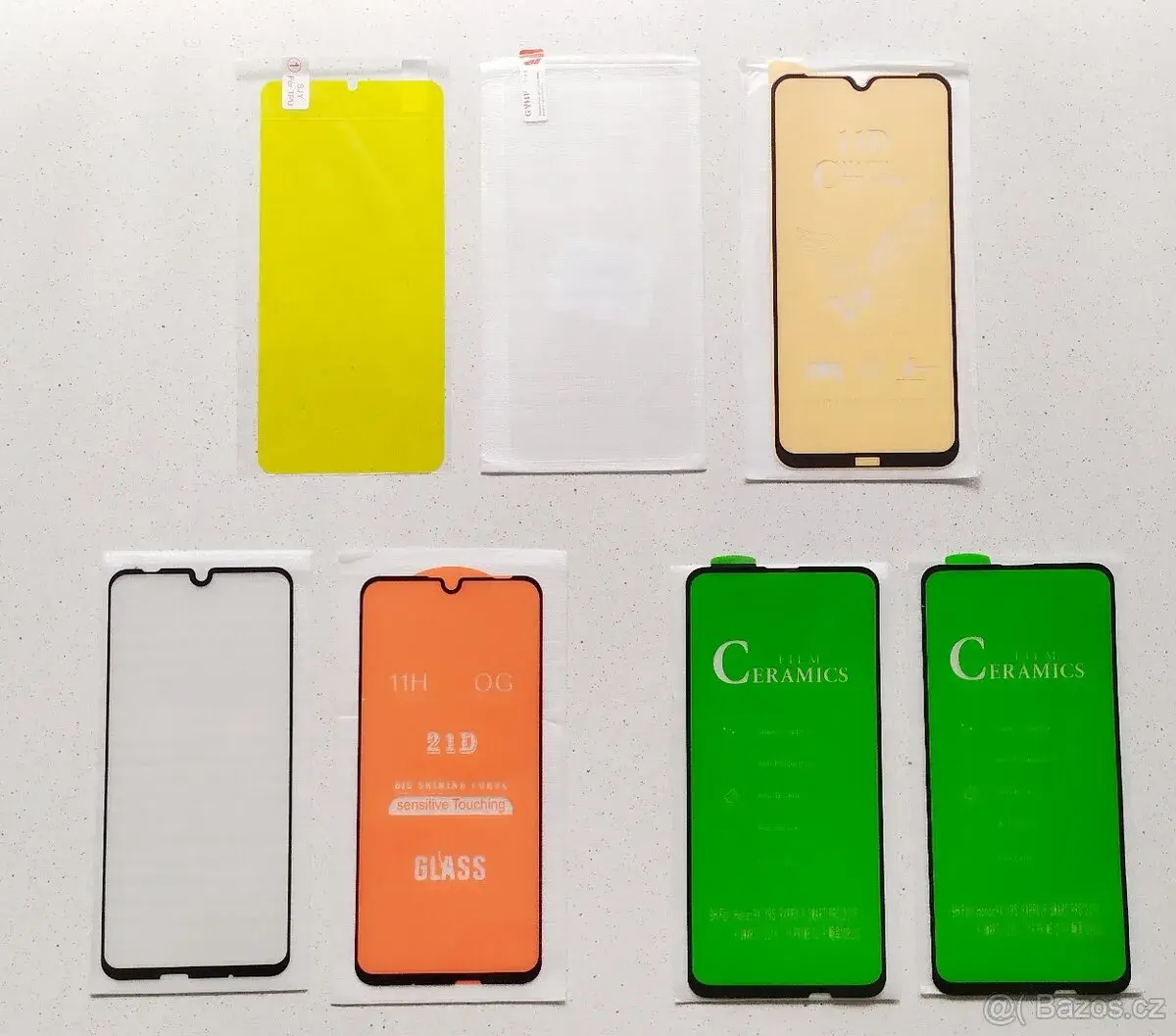 Ochranná skla a keramické folie: Xiaomi,Samsung,HUAWEI,Honor