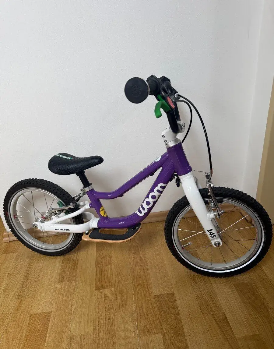 Dětské Odrážedlo Woom 1 plus Fialové