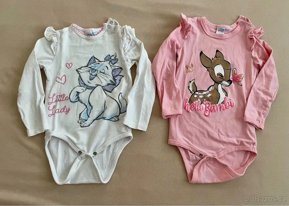 Dívčí body 2 kusy značky Disney baby vel. 92