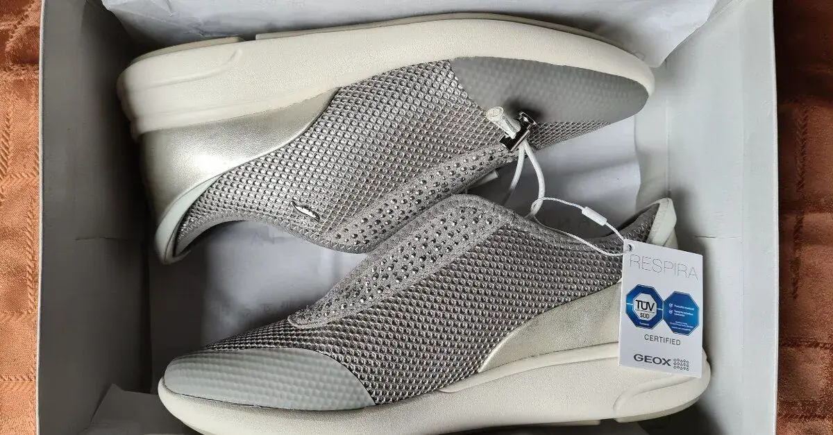 Geox Ophira grey/silver, nové č.39