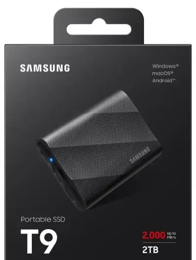 Samsung Portable SSD T9 2TB černý