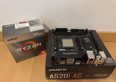 Gigabyte A520I AC + AMD Ryzen 5 4600G