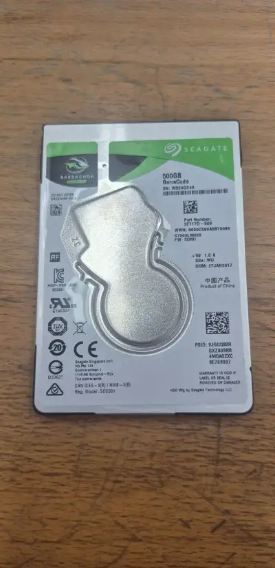 500GB Seagate SATA 2,5"