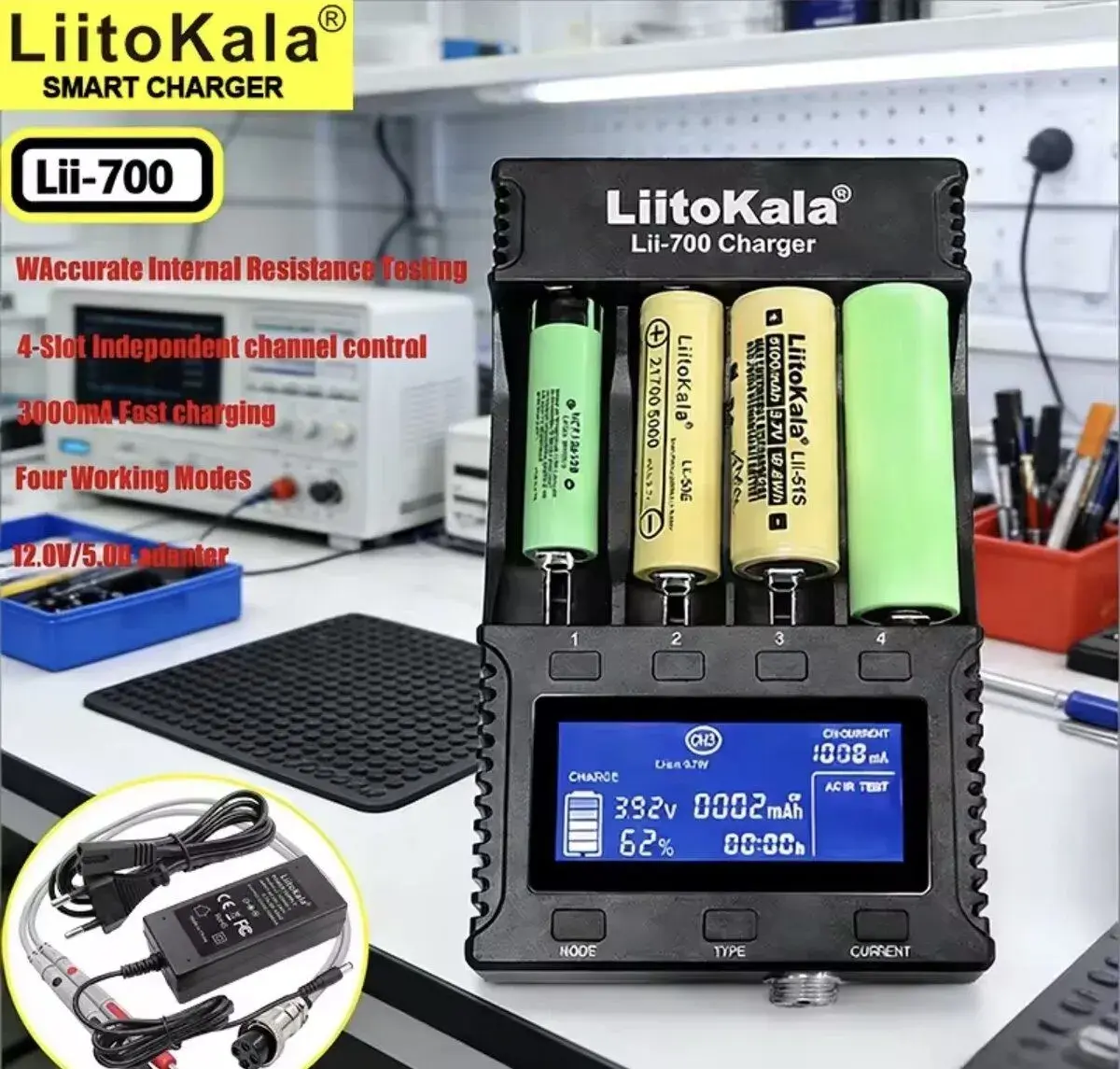 multifunkční nabíječka LiitoKala Lii-700