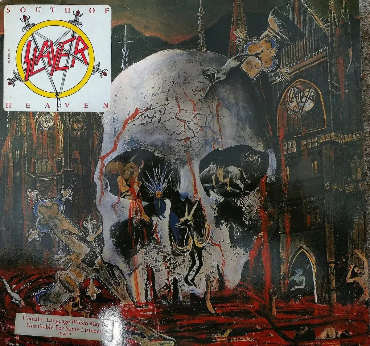 Slayer - South Of Heaven první press 1988
