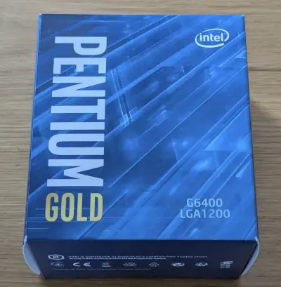 Procesor Intel Pentium G6400 + chladič