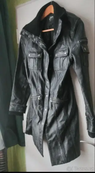 Kožený kabát Gipsy vel. M/L