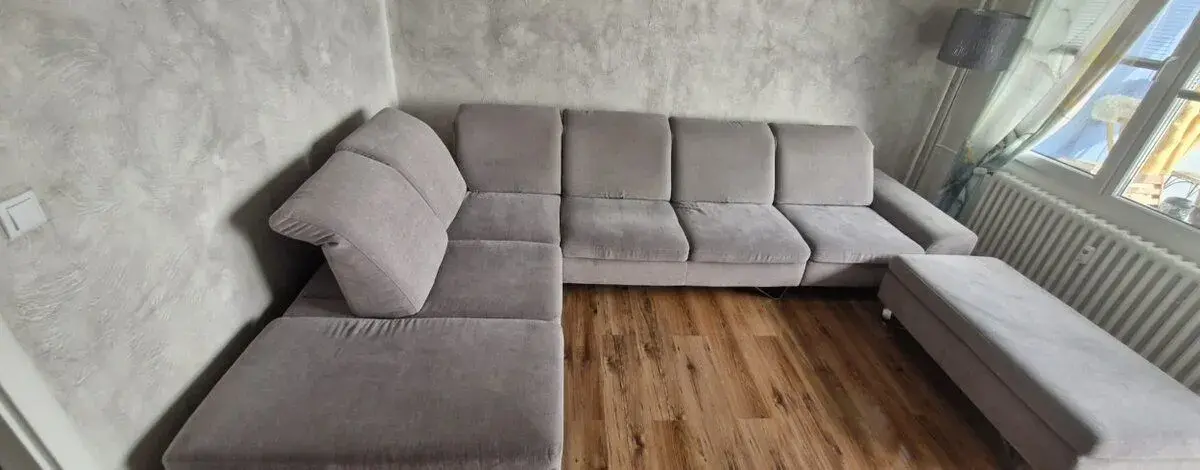Sedací souprava PHASE IMOLA + taburet, 360 × 240 cm