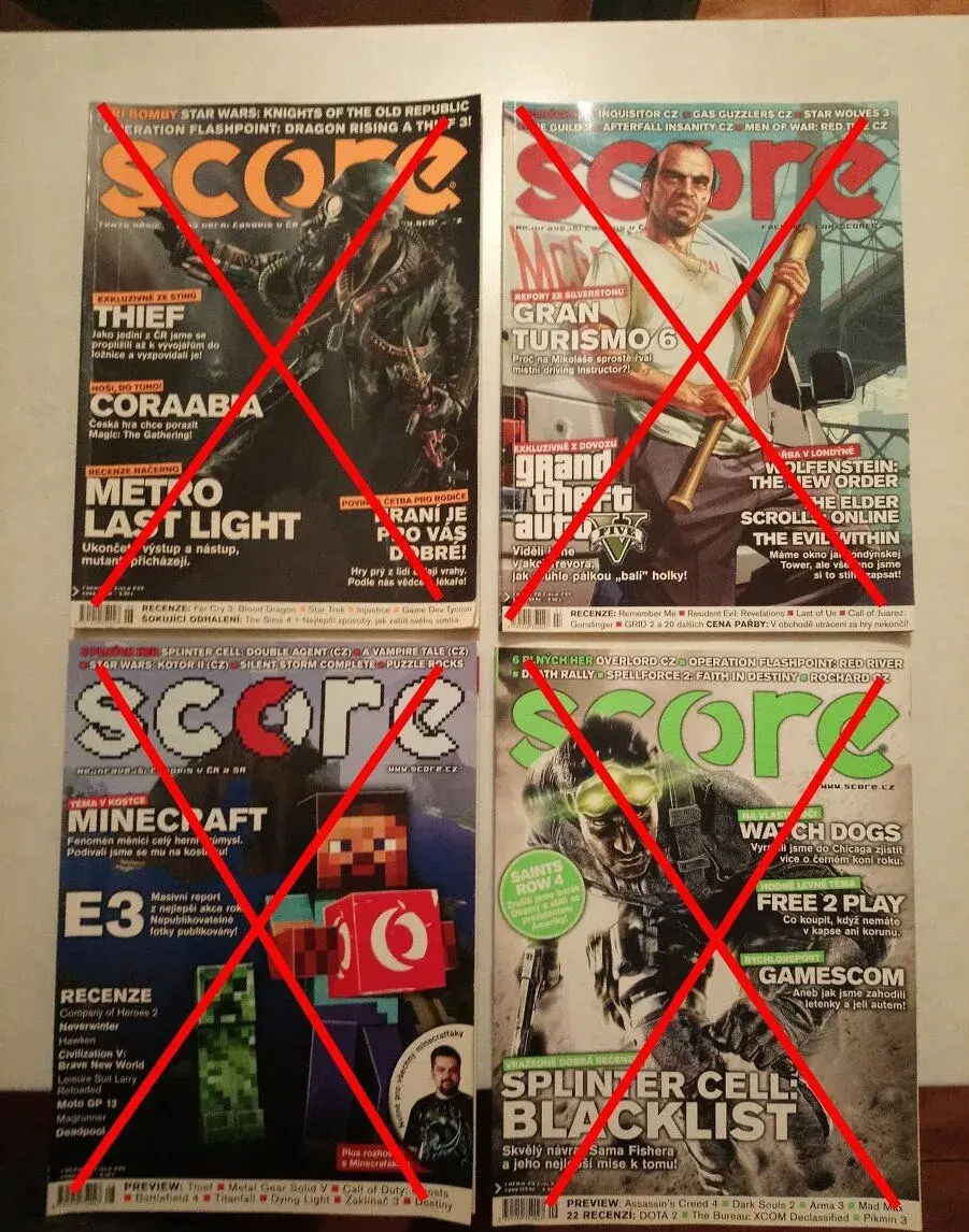 Časopisy SCORE č. 3