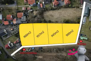 Stavební pozemky 900-957 m² | Lubná u Rakovníka, ev.č. 58822