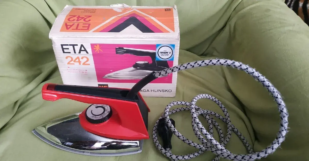 Retro žehličku