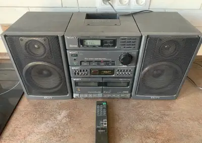 Retro Hifi věž SONY, s origo dálkovým ovládáním