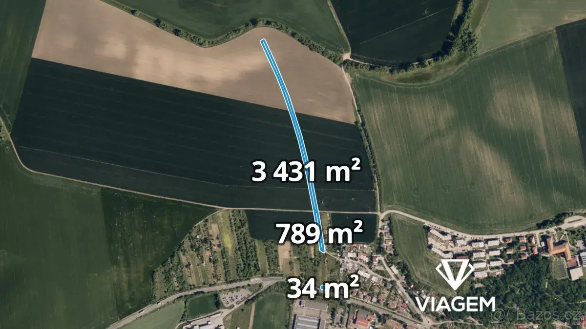Pole 4 254 m², Podíl 33 % o výměře 1 418 m²