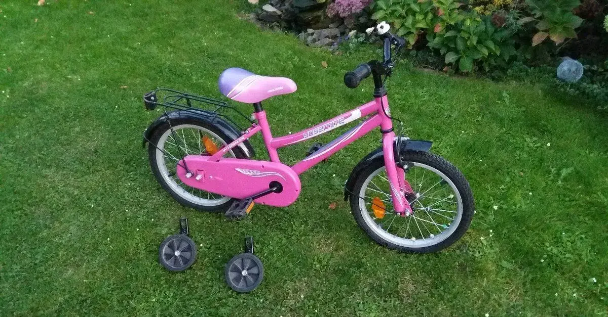 Dívčí kolo pro Princezny 16" můžu POSLAT pro děti od 4-6let
