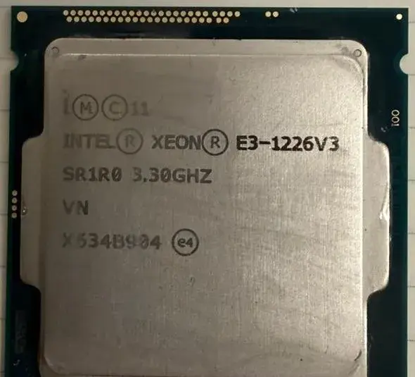 Intel Xeon E3-1226 v3 3.30GHz LGA1150 (3 kusy)
