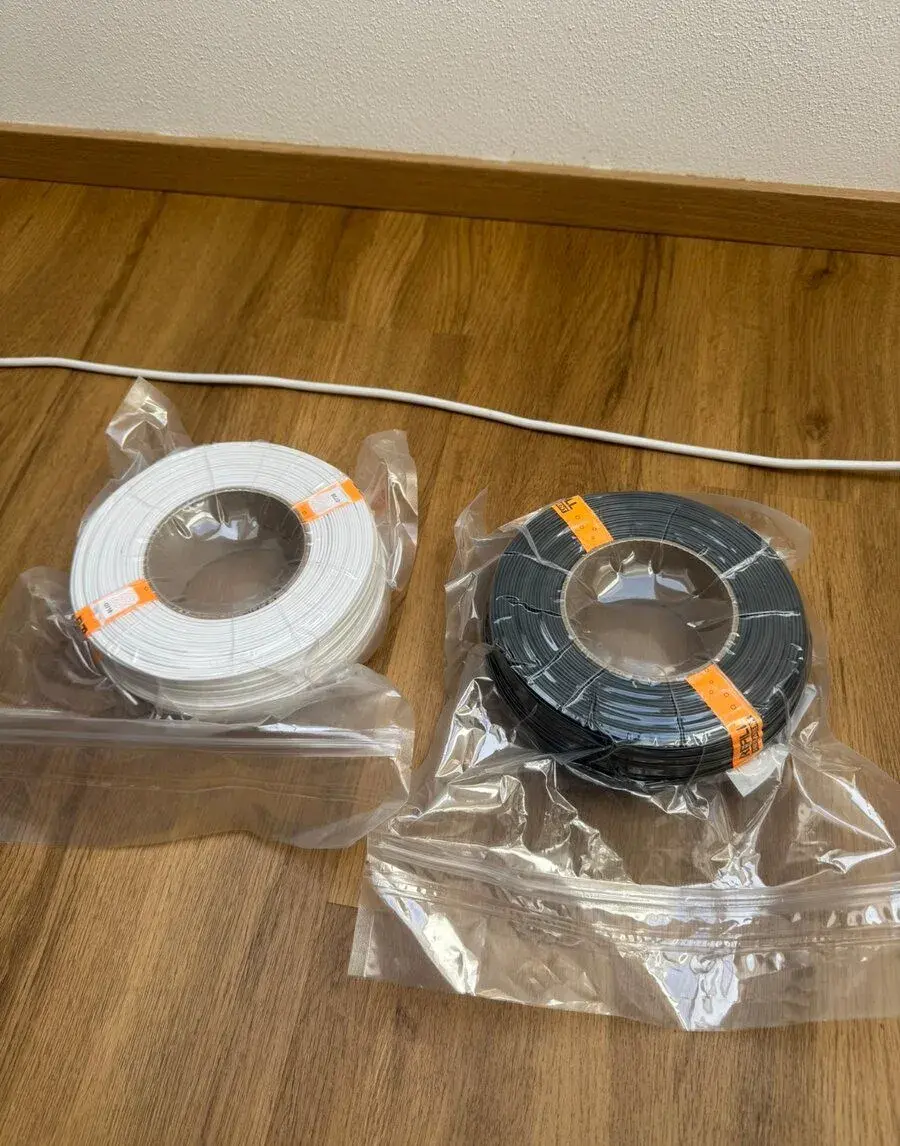 Prusament PETG Signal White/Anthracite 1 kg Refill