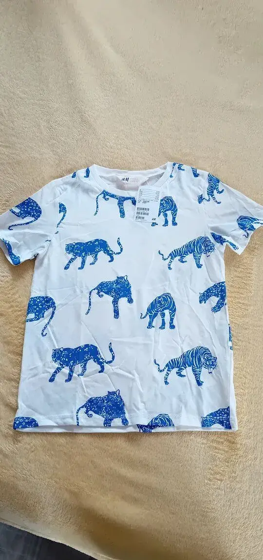 N.ové chlapecké kvalitní bavlněné tričko H&M 122/128