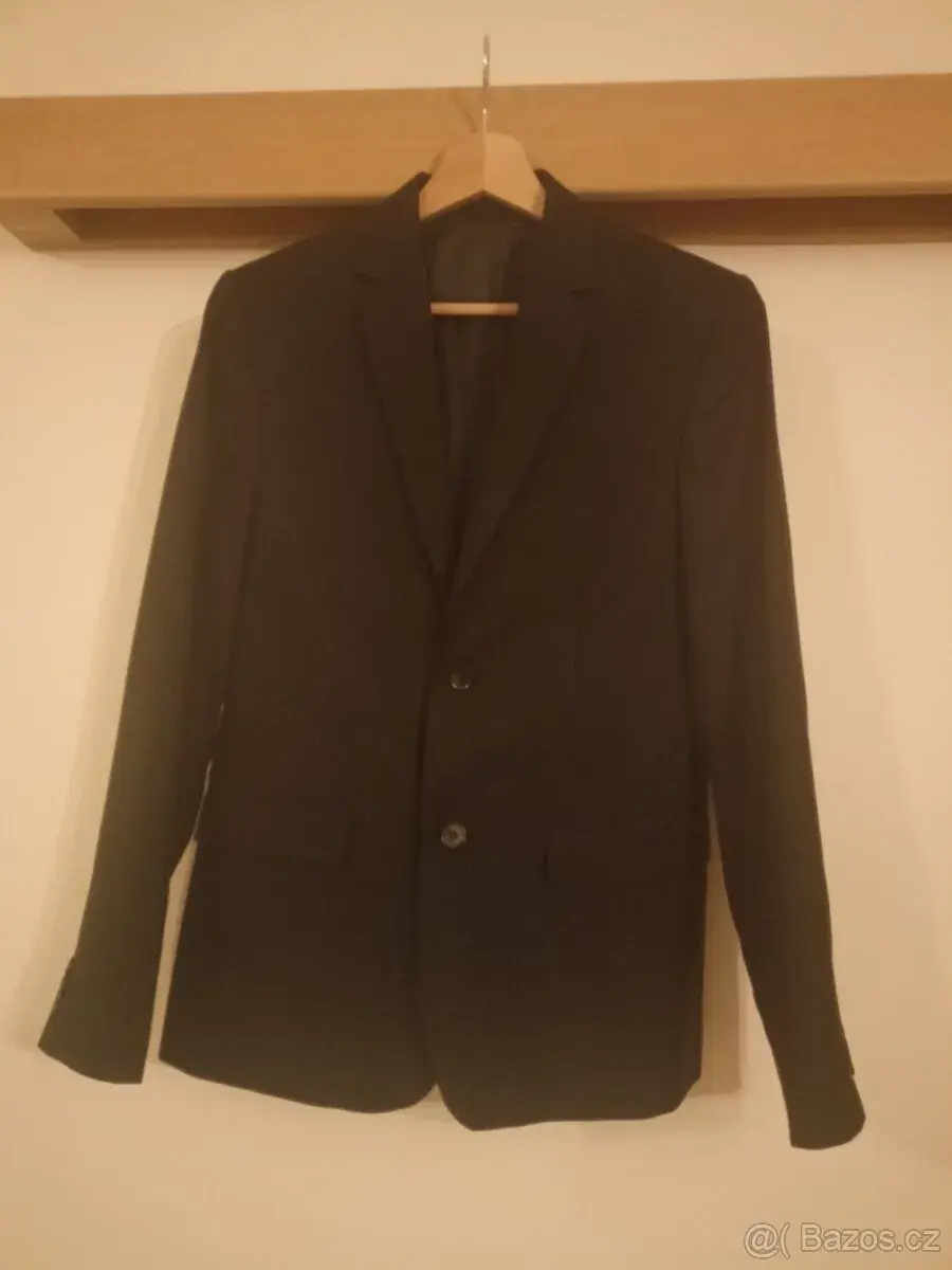 Společenský oblek 168 cm /max 172 cm- černý