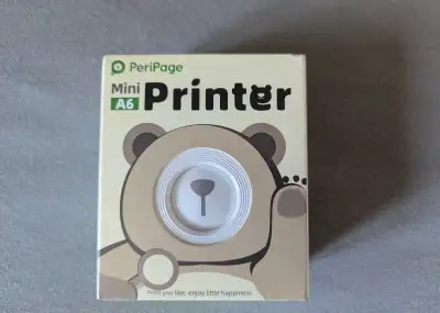 Mini tiskárna fotografií, textu - Bluetooth tiskárna