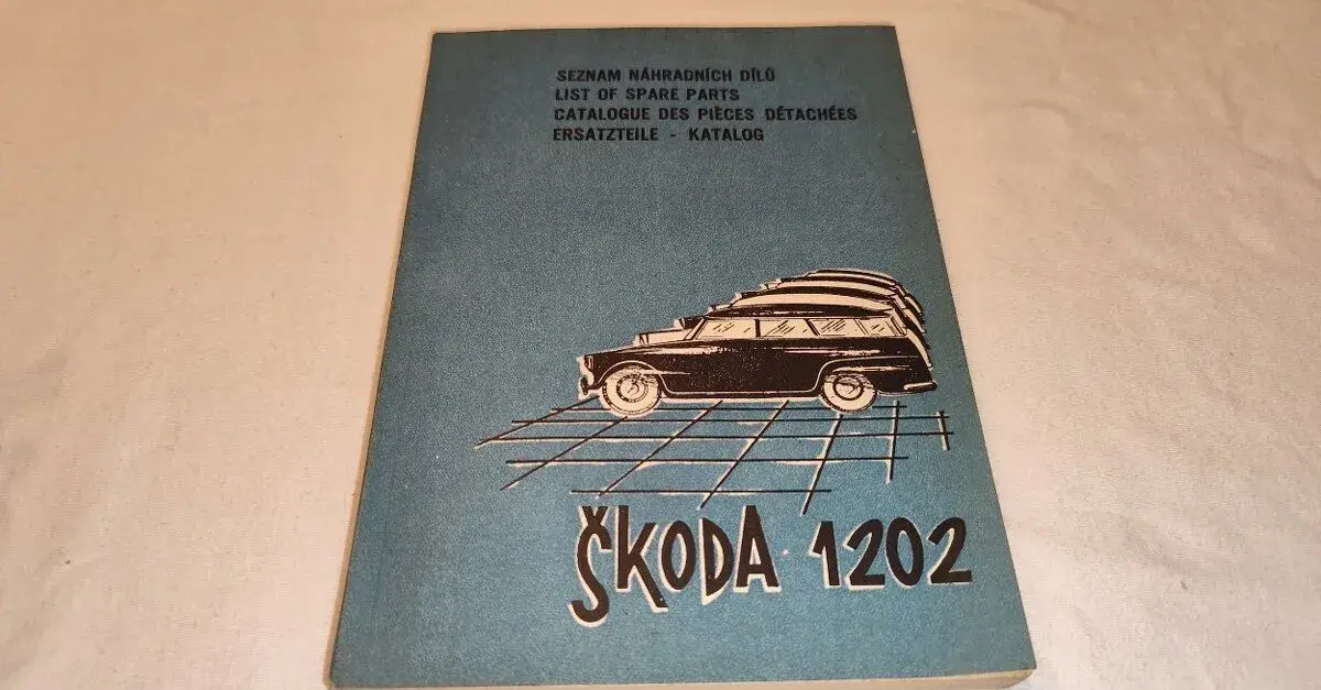 ŠKODA 1202 - seznam náhradních díl – katalog veterán