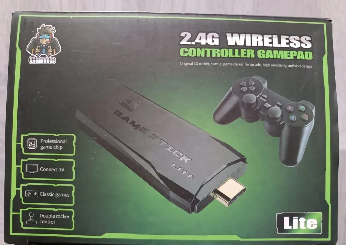 Retro konzole do TV – Game Stick Lite 4K (2x ovladač)