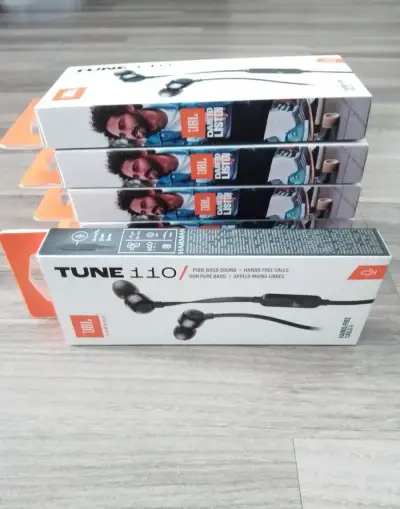 Bezdrátová sluchátka JBL Tune 110, černé