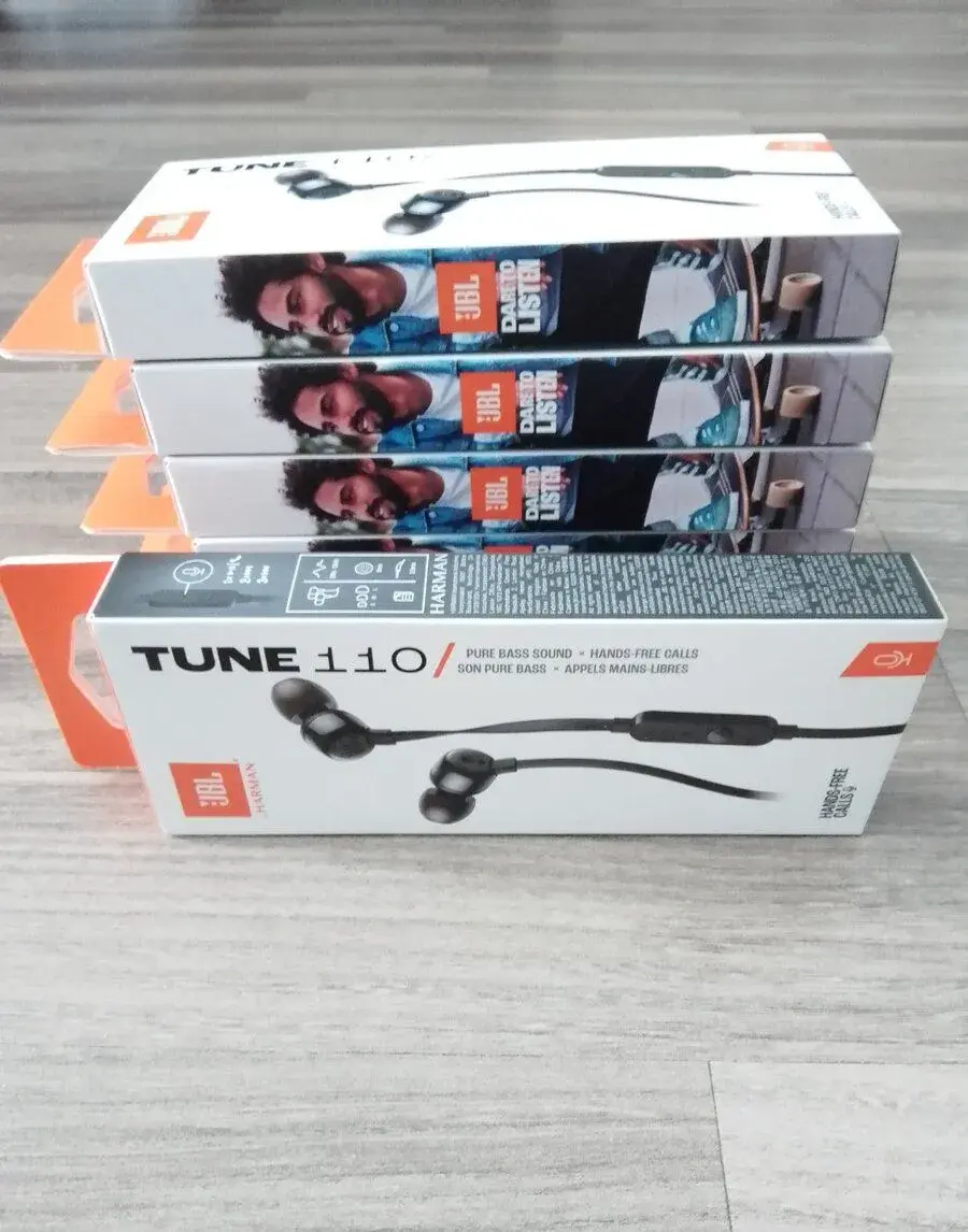 Bezdrátová sluchátka JBL Tune 110, černé