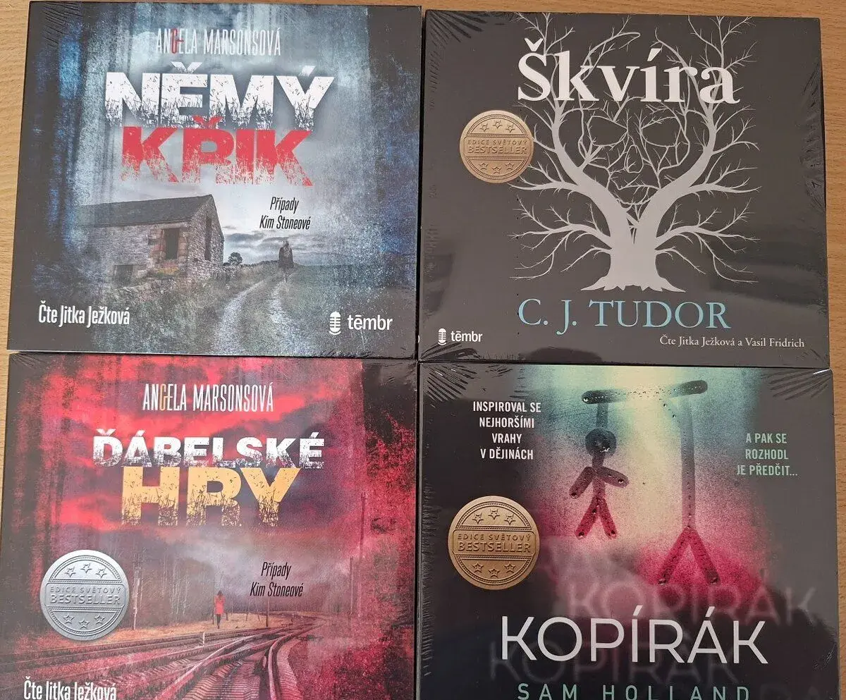 4x audiokniha super cena za vse