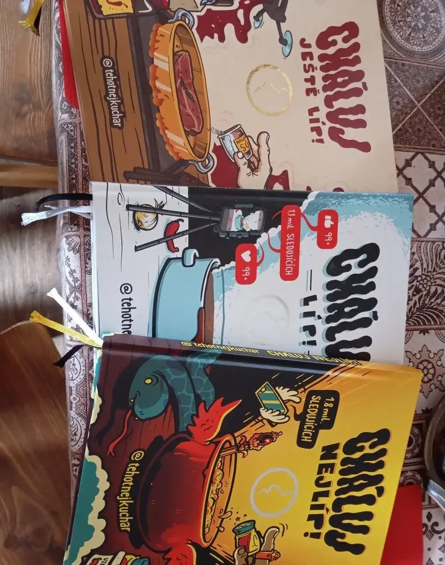 Trilogie kuchařek těhotný kuchar