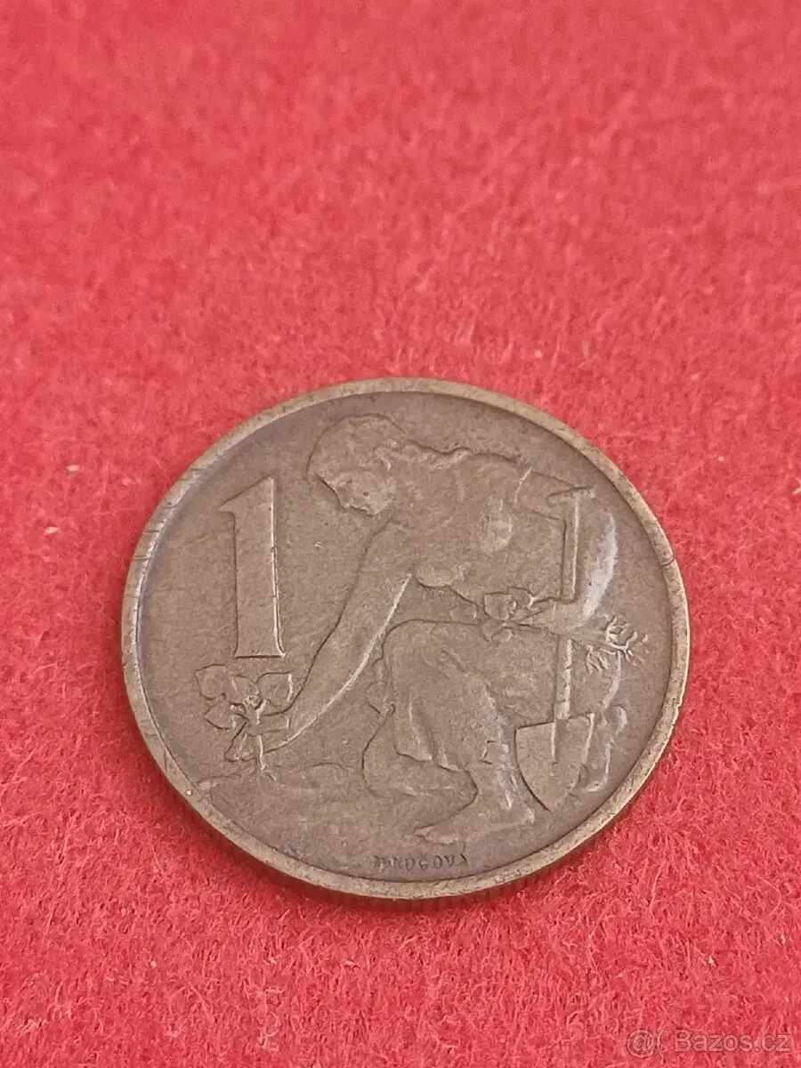 1 koruna 1957