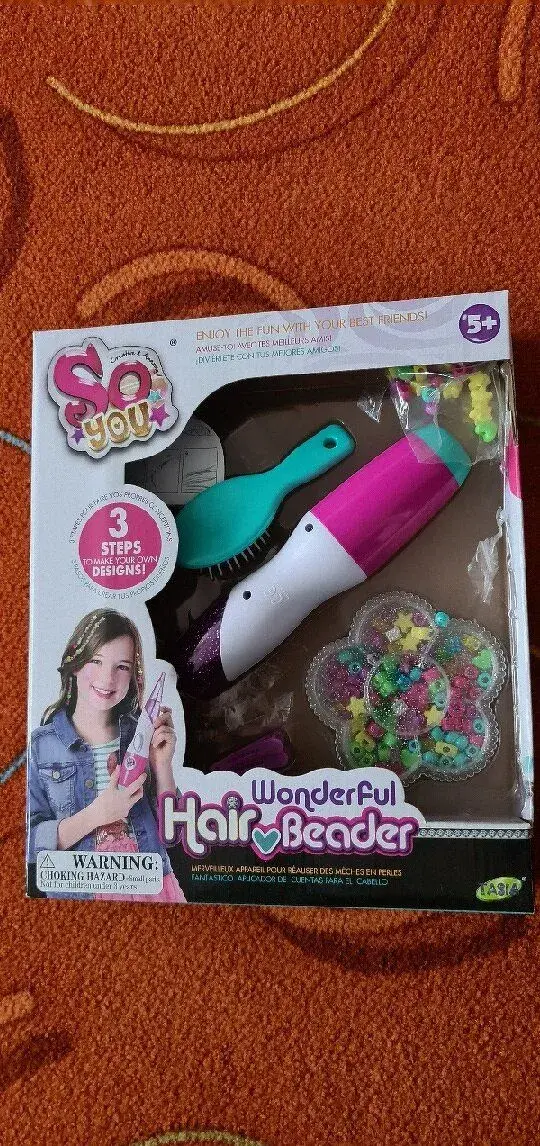 Korálkovač set na vlasy